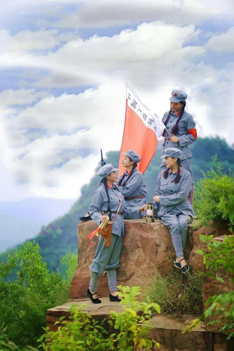 人像摄影:红军女战士