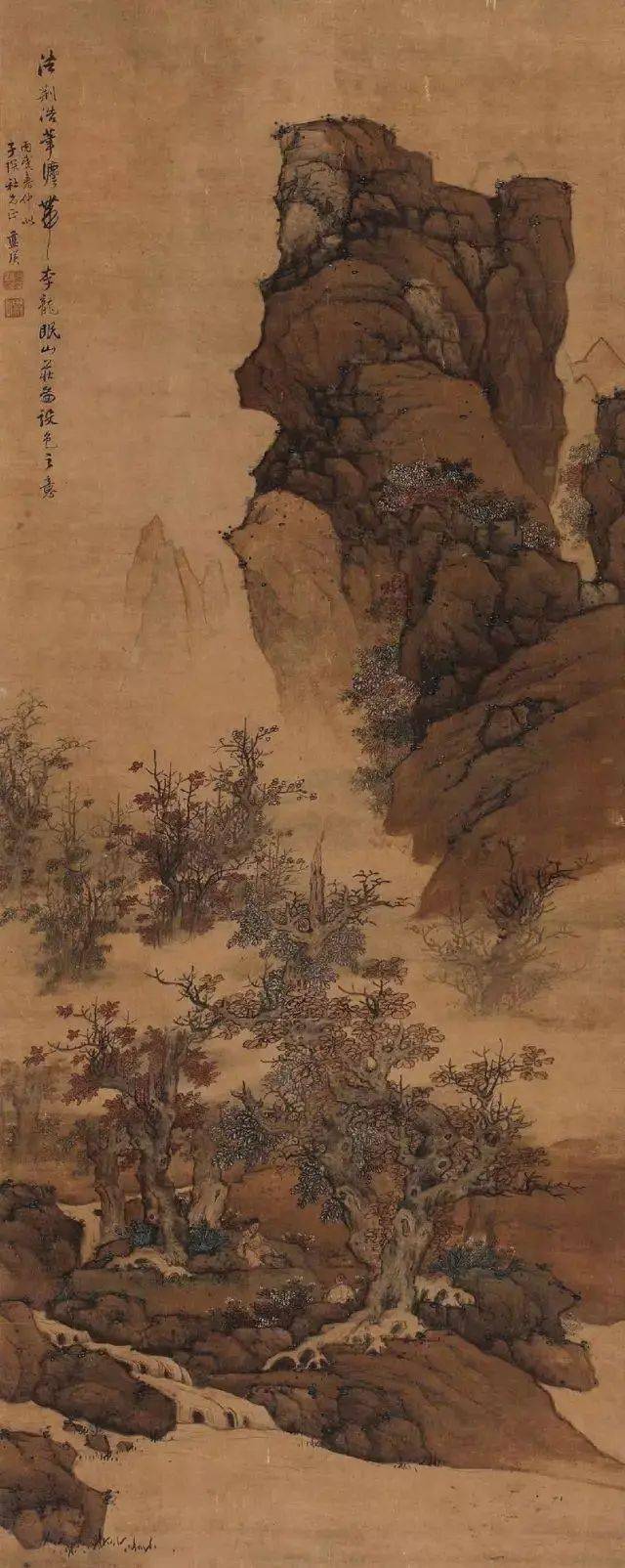 明代画家蓝瑛的百幅精品山水画,纵横奇古!_绘画_作品_影响