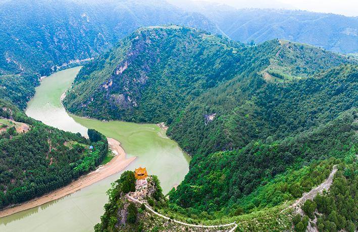 一座座山来一道道弯,风景如画_卢氏_河南省_陕西省