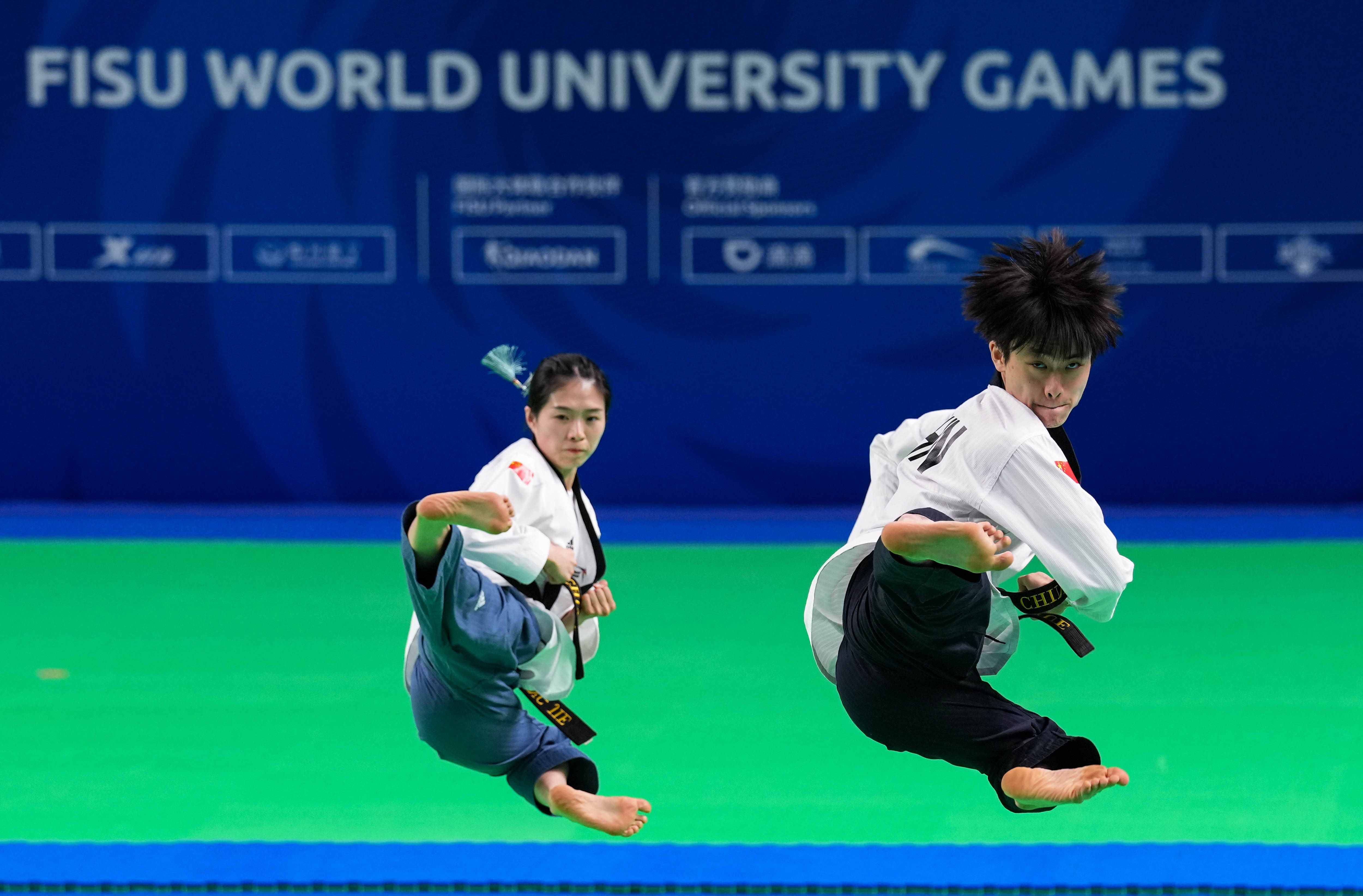 成都大运会|大运会跆拳道比赛次日中国队收获1金2银_刘思玥_决赛_选手