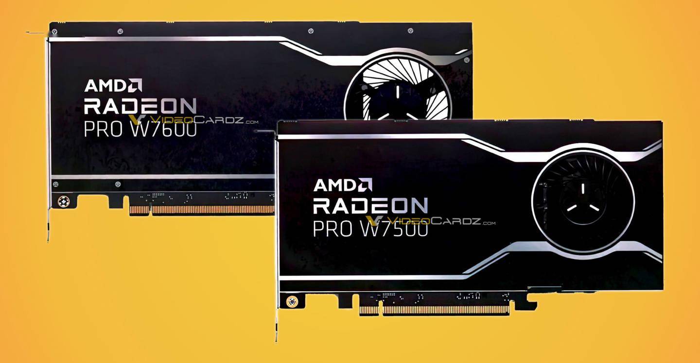 AMD Radeon PRO W7600/W7500工作站显卡曝光：均采用Navi 33 GPU 配备8GB GDDR6显存