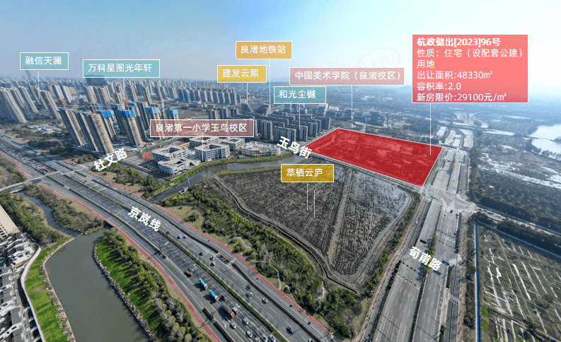 拿地仅13天！绿城良渚第一宗宅地规划公示 拟建15幢小高层_项目_建设_浙江