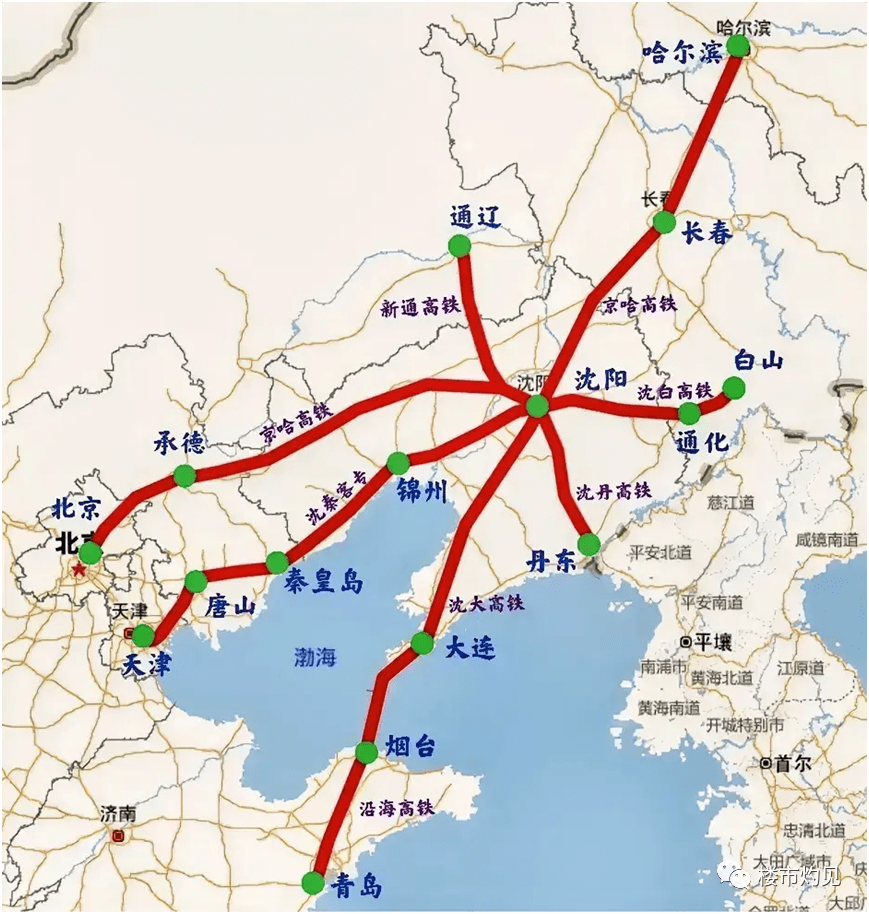 辽宁省铁路规划示意图图片