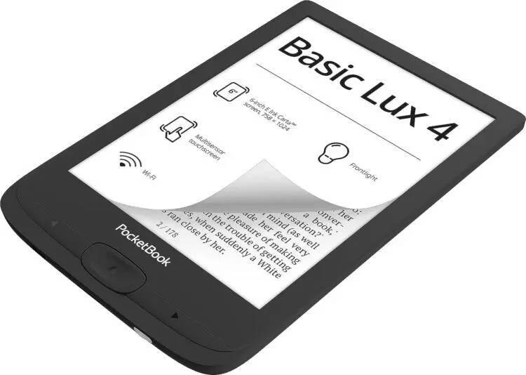 PocketBook海外推出Basic Lux 4电子阅读器 支持MicroSD卡扩展和WiFi连接