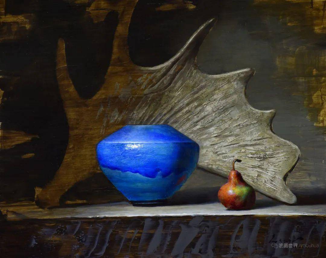 美国静物油画大师，杰弗里·莱格作品_艺术_奖项_包括