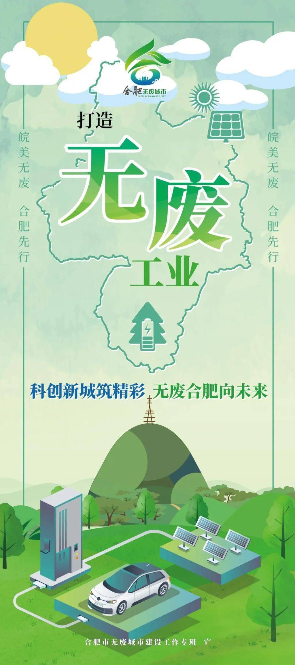 "无废城市"建设丨合肥市"无废城市"宣传海报出炉,来一睹为快吧_工作