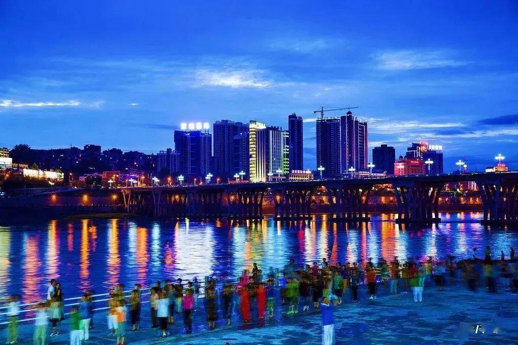 有一种美,叫"安康的夜"!【959分享】_汉江_夜色_紫阳县