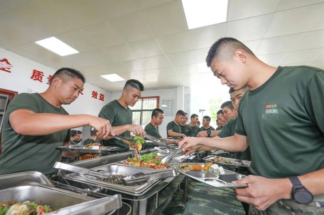 武警部队食堂图片图片