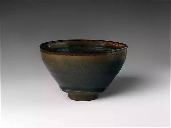 建盏 大英博物馆藏宋 建窑黑釉兔毫盏 故宫藏宋 建阳窑黑釉兔毫盏