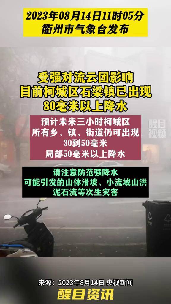 衢州市天气马上知