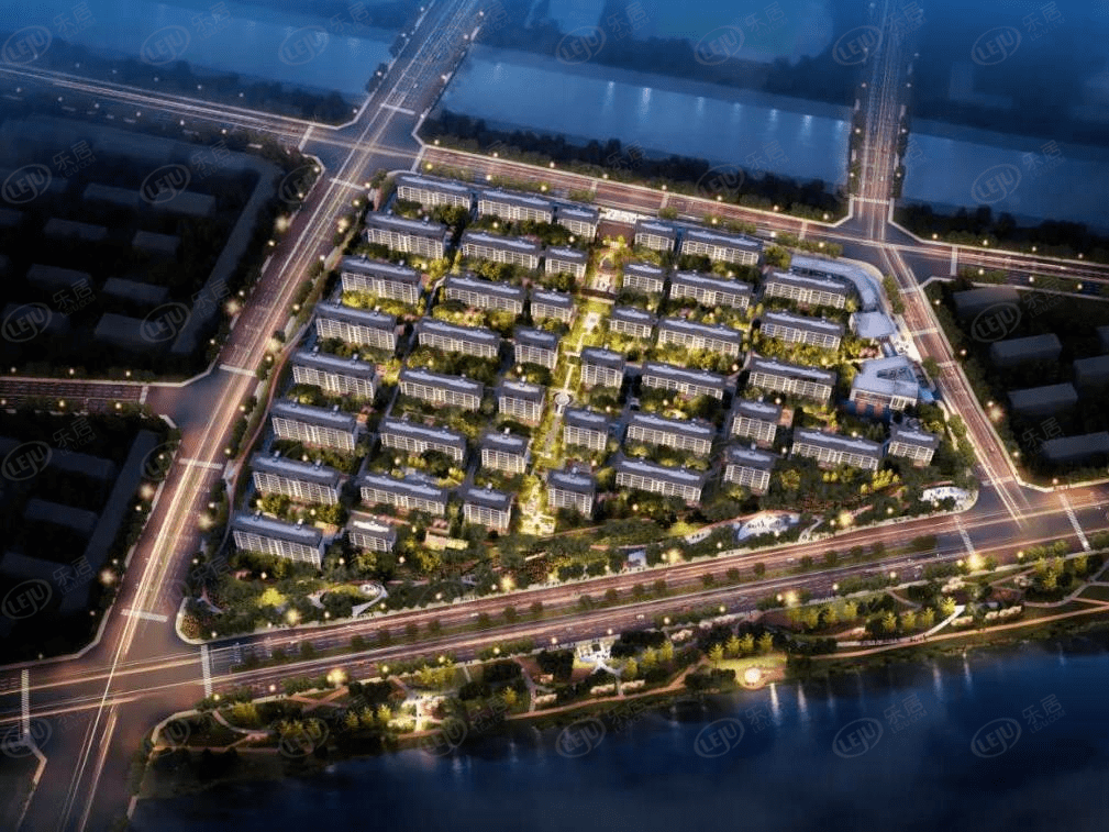 惠济建业河畔洋房 户型建面约143㎡_楼盘_空间_配有