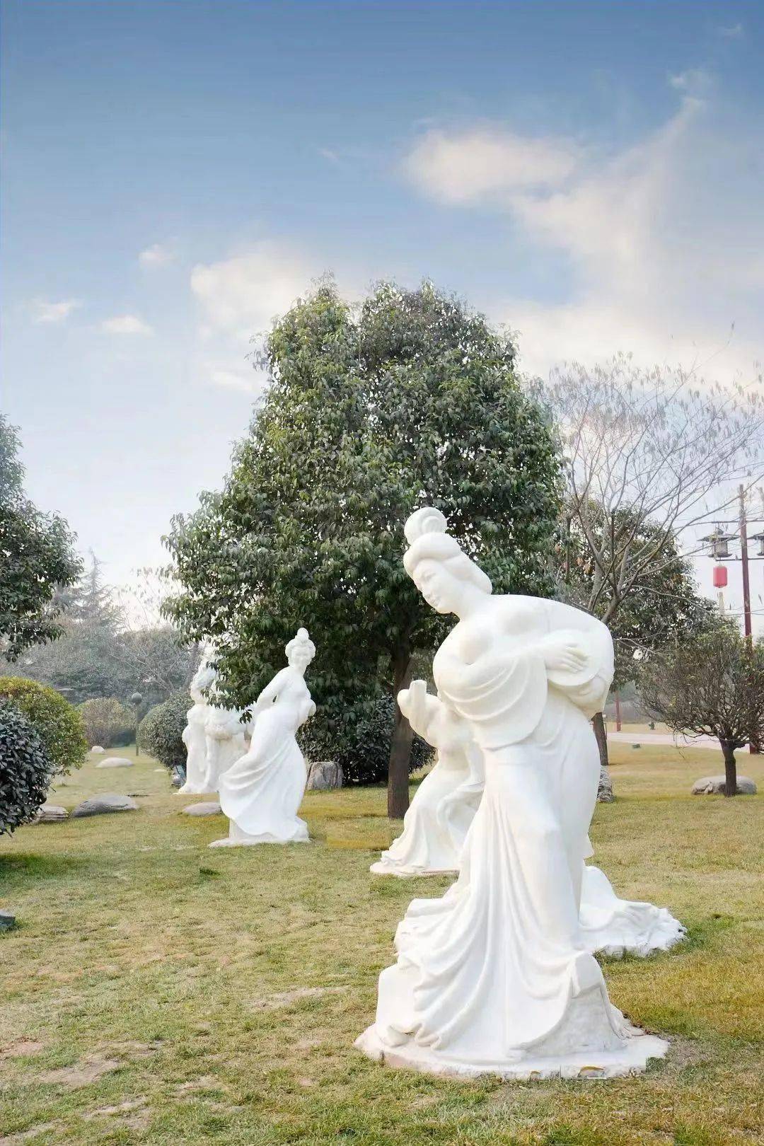 曲江池_雕塑_大唐芙蓉园