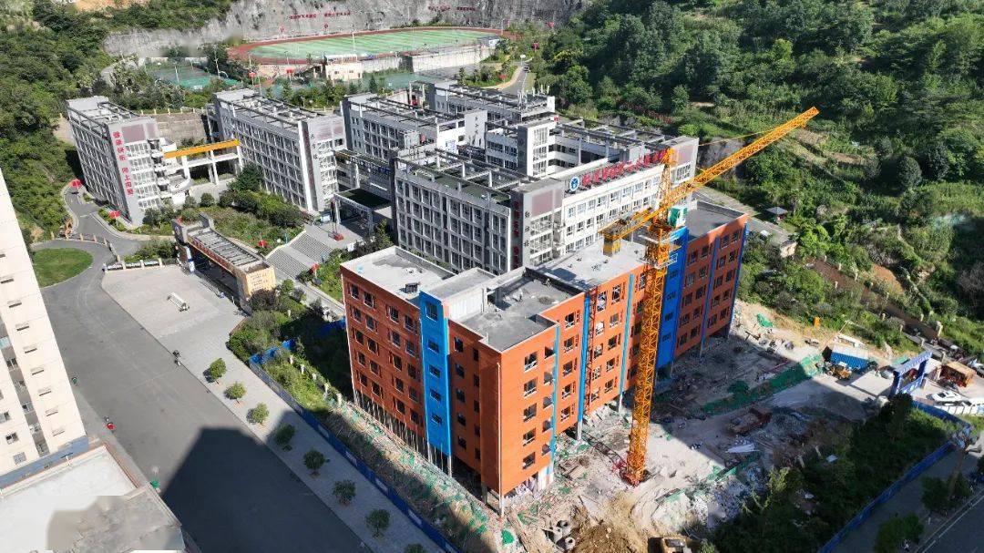 毕节这所学校扩建项目即将交付