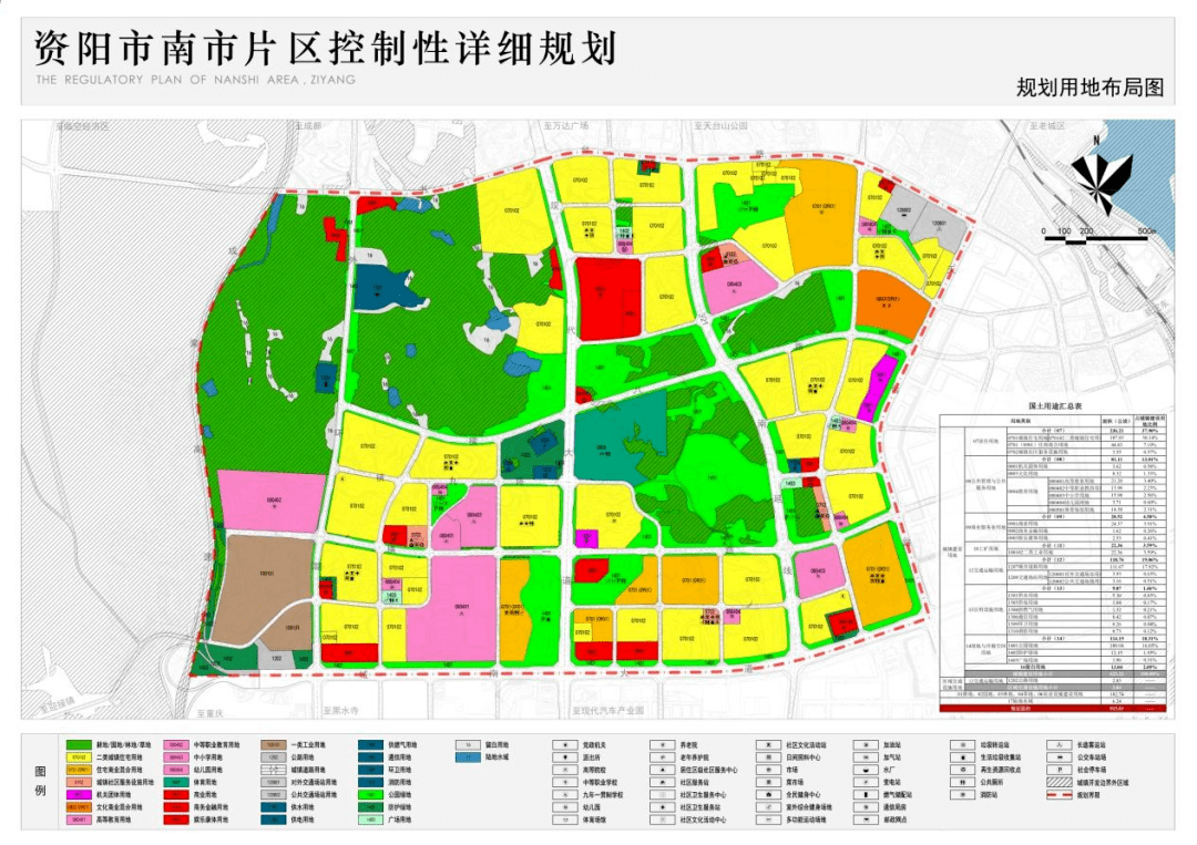 资阳南市片区控制性详细规划公布,郊野公园,体育公园要来了_建设_用地