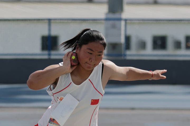 u15中夏会|中国队选手铅球摘首金 女子百米平赛会纪录
