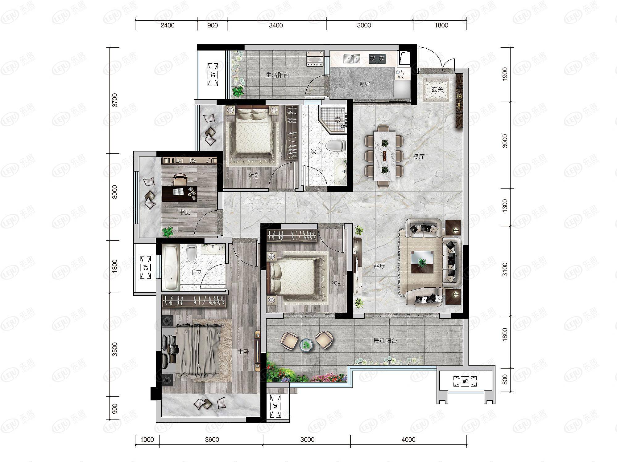 重庆——花滩滨江首座丨楼盘测评_生活_户型_配套