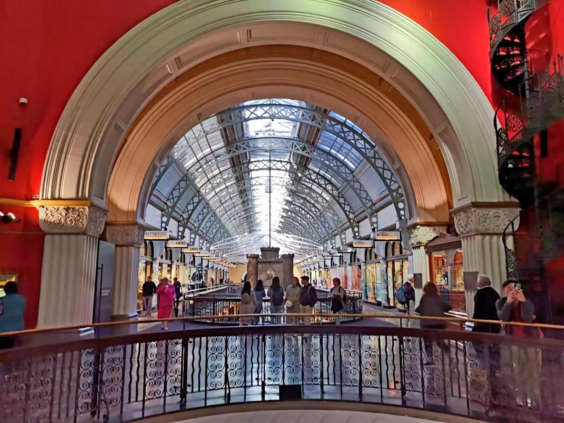 悉尼维多利亚女王大厦,一座英式复古宫廷风的商场,太怀旧了_中央_建筑