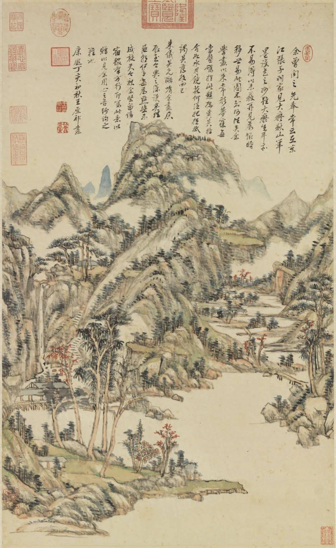 清初四王 | 文人山水画的顶峰时刻（附高清129图）(图29)