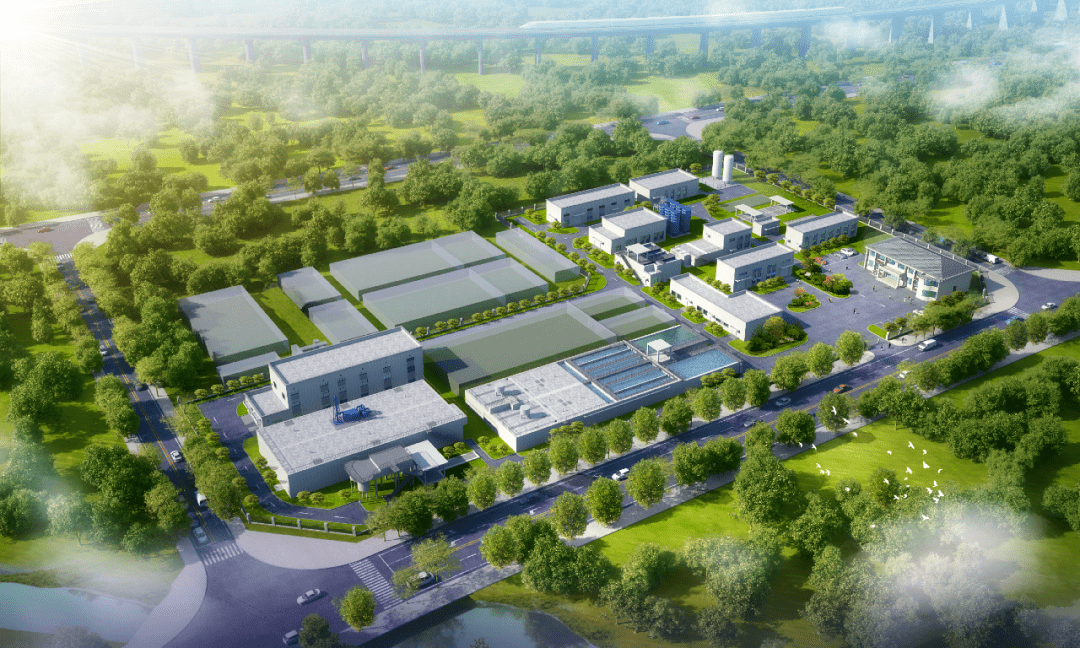 比计划提前15天实现粗格栅和机修仓库的封顶