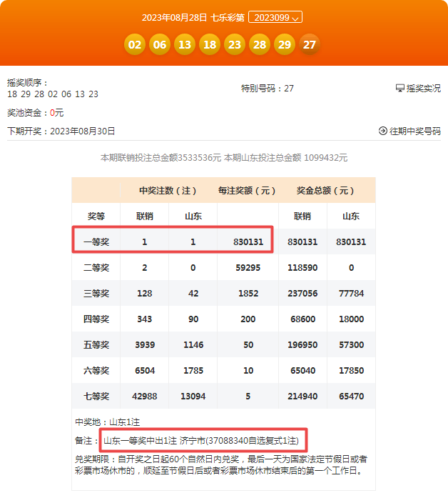 七乐彩最近中奖号码图片