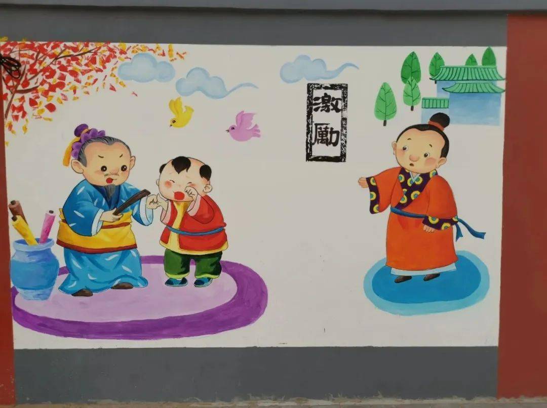 一画一风景 一墙一世界——市五一路小学校园墙绘活动_墙壁_教育_美术