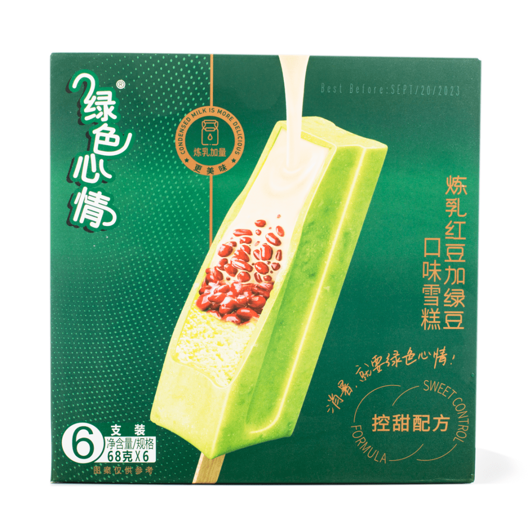 蒙牛绿色心情绿莎莎雪糕