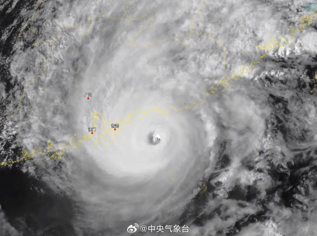 截至9月1日14点16分,广东省有10个台风红色预警22个台风橙