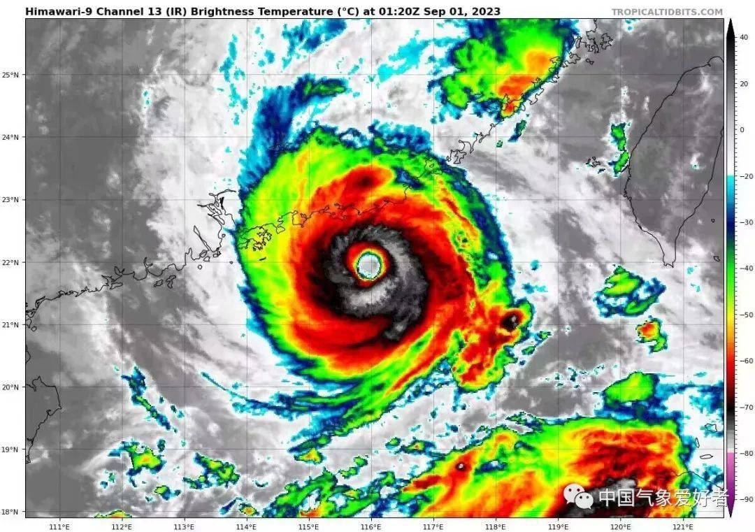 如果按这个强度登陆香港,苏拉将超过1979年荷贝台风,1962年温黛台风和