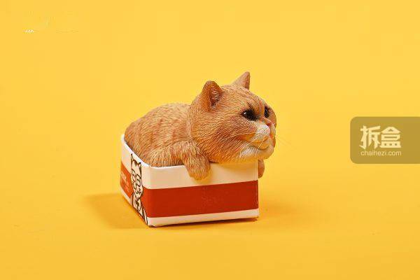 0 网红可爱橘猫懒猫宠物摆件手办_出货_官方_纸盒