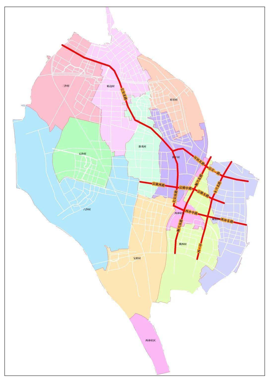 关于横栏镇13条主干道严管路段(试点)的公告_单位_商铺_广告牌