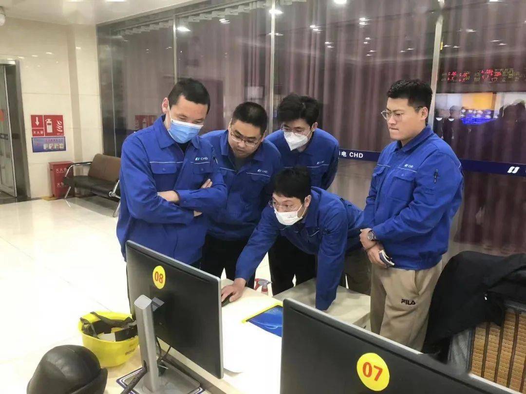 华电十里泉电厂,华能威海电厂进行脱产培训,通过现场跟班学习,熟悉