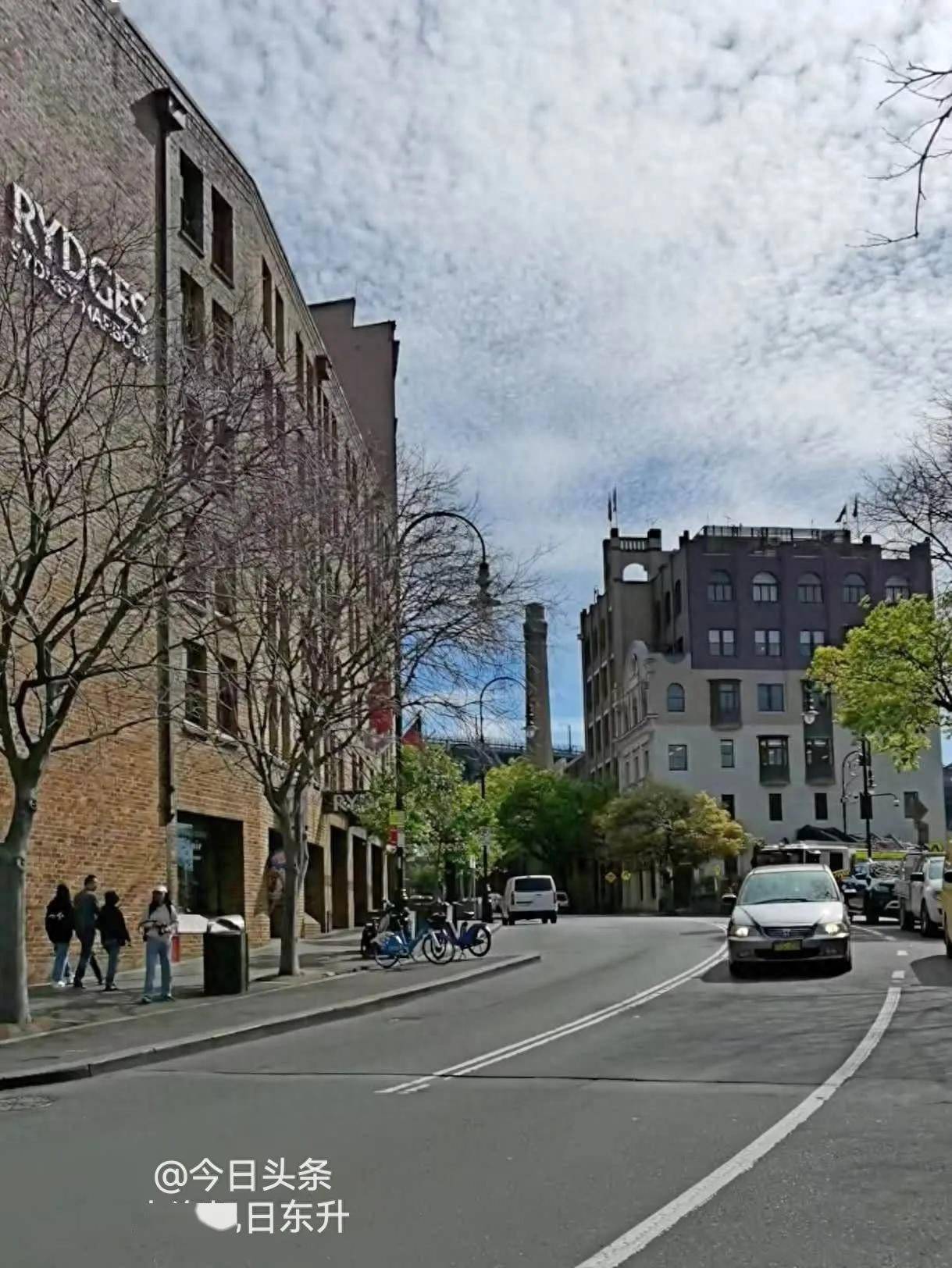 悉尼岩石区一个很古老的街区,飘荡着浓郁的欧洲气息_澳洲_建筑_房子