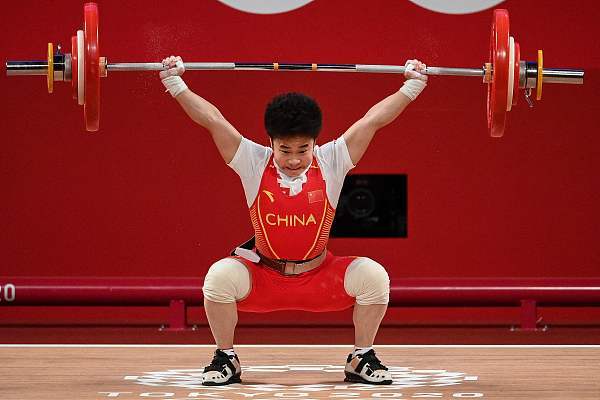 举重世锦赛 | 侯志慧、蒋惠花包揽女子49公斤金银牌_挺举_比赛_总成绩