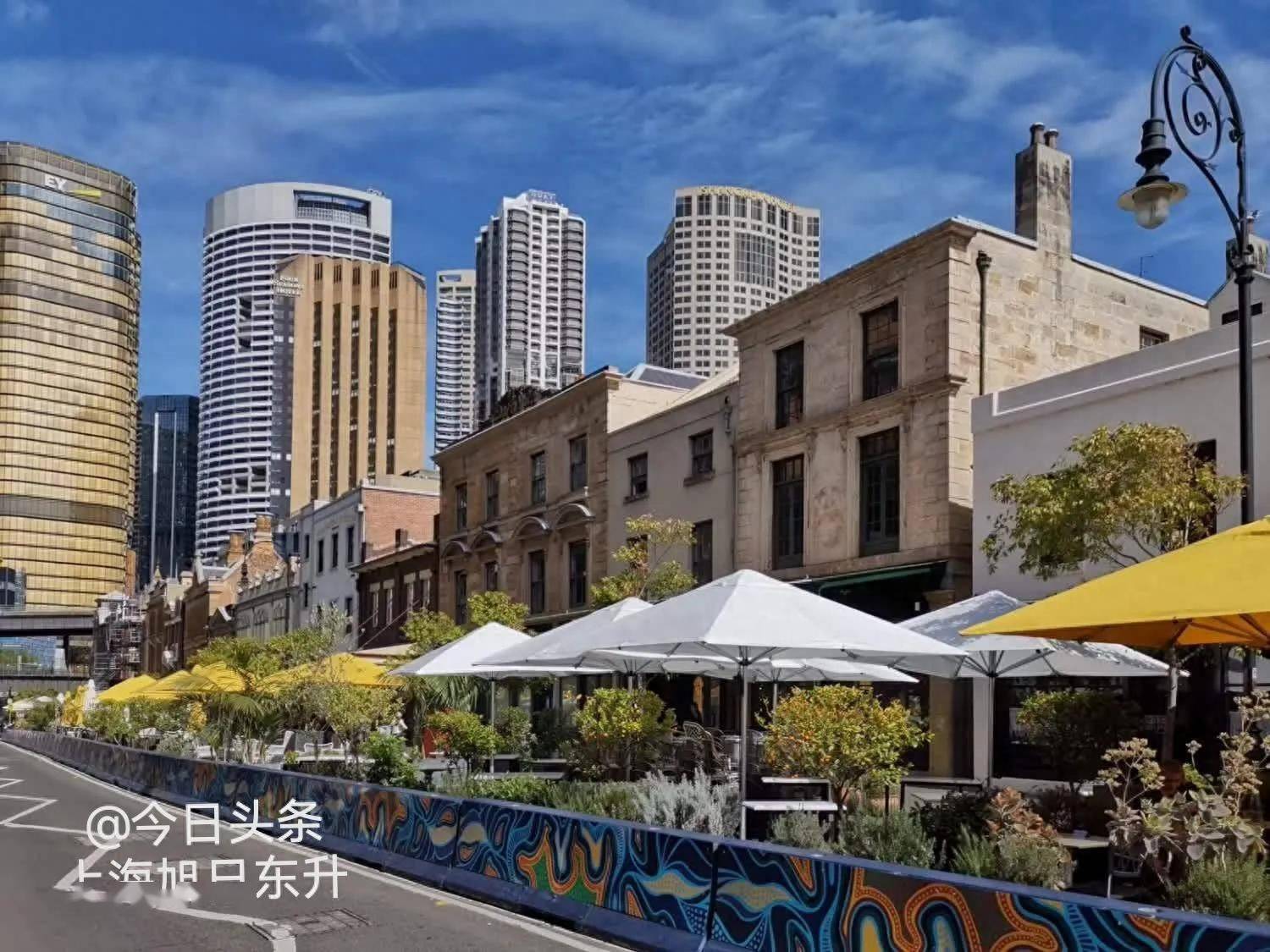 悉尼岩石区一个很古老的街区,飘荡着浓郁的欧洲气息_澳洲_建筑_房子