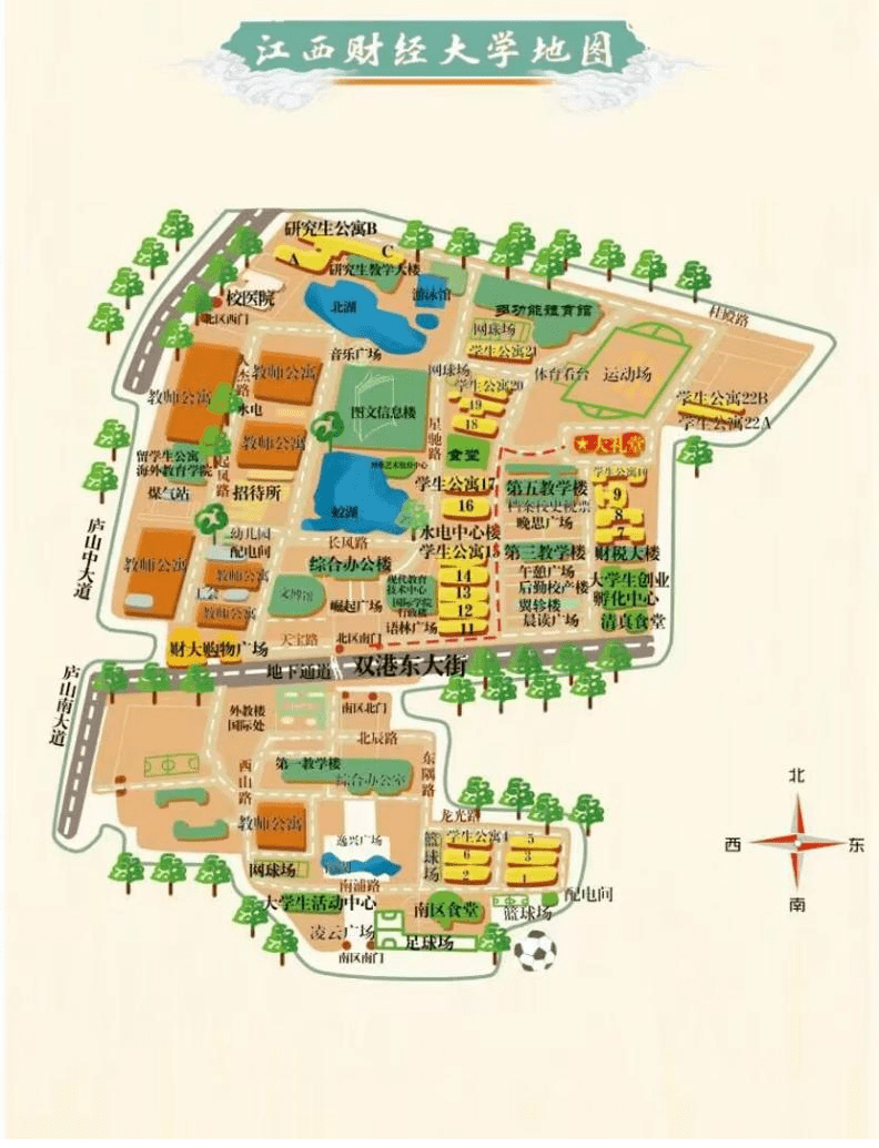 宁波财经学院本部地图图片