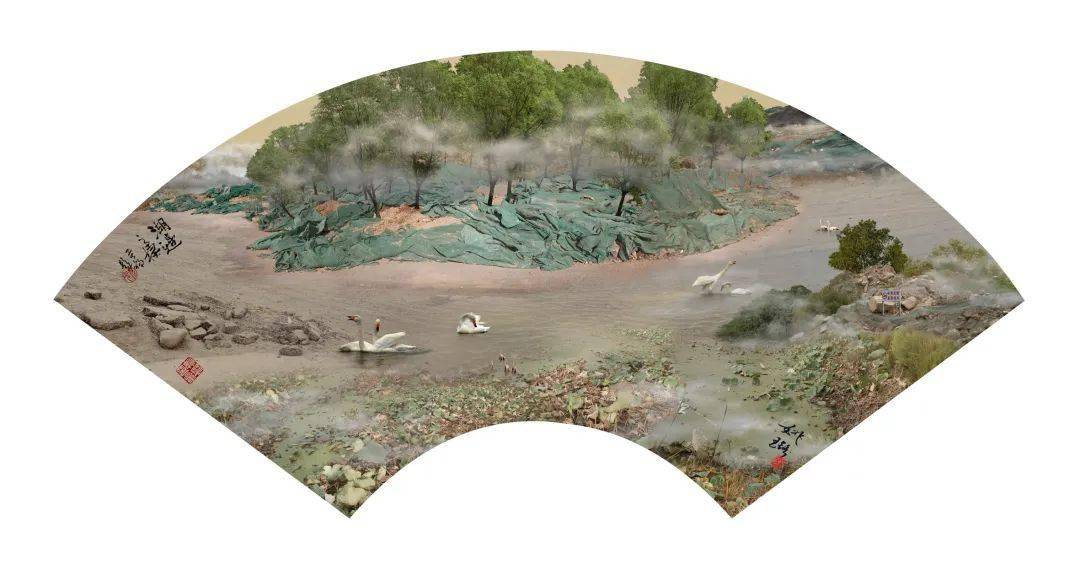 春芳饮马图日暮苍山图浅渚垂钓图匡庐烟霞图绝岭翠微图寒江雪照图关山