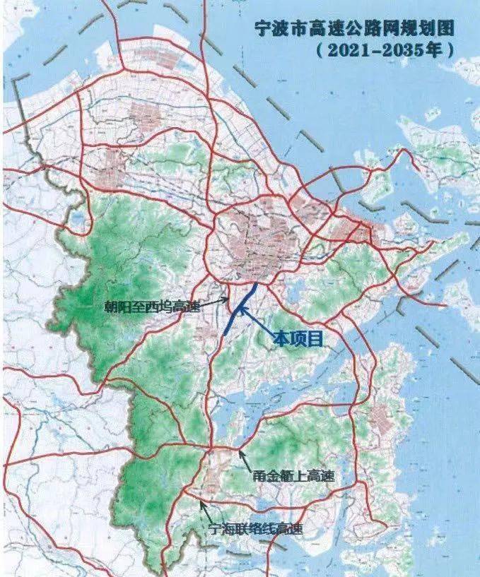宁波高速规划地图图片