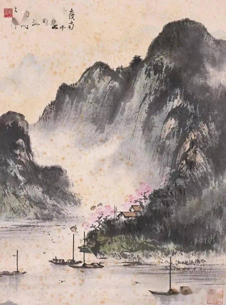 清新秀丽,大师黄幻吾山水画作雅赏