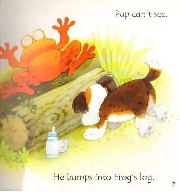 i'm a jogging frog from the log by the bog.