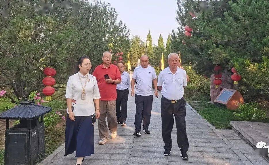 河南老君山董事长杨植森一行来洪洞大槐树景区学习交流