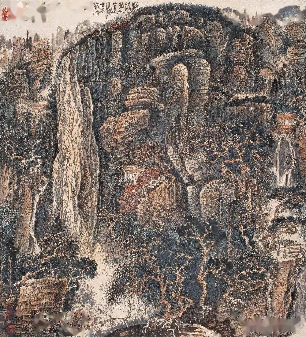 古朴雄浑,静穆高傲——黄秋园笔下的秋景山水欣赏_作品_创作_历代