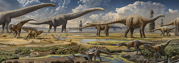 恐龙堪称脊椎动物中的一个长寿家族,它们诞生于三叠纪晚期,其中绝大