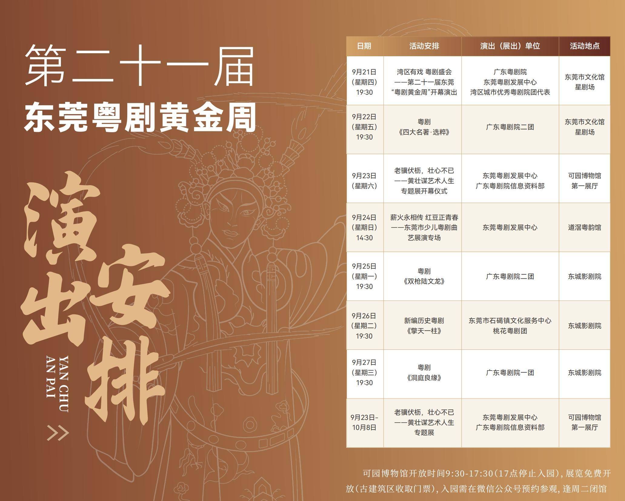 黄春强,冼鉴棠,吴晓毅,黄嘉裕,吴思明,黄汉杰,梁柏生,唐小甜等粤剧