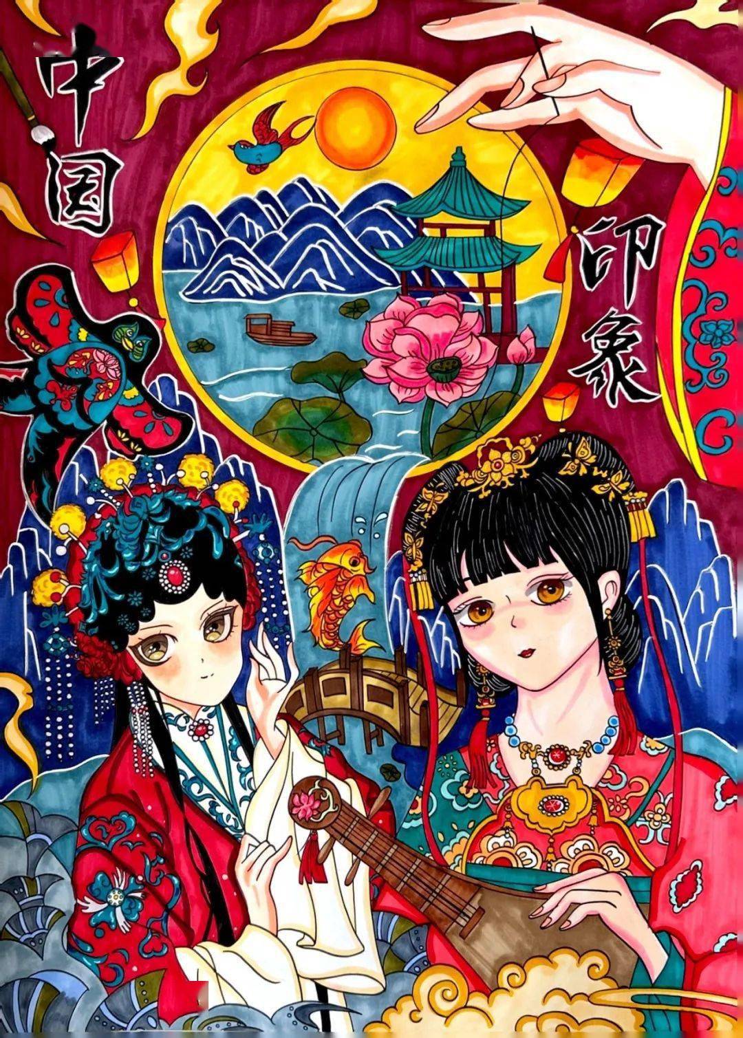 7-9月季度绘画比赛丨【成年组】作品赏析 投票_姓名_年龄_张文婧