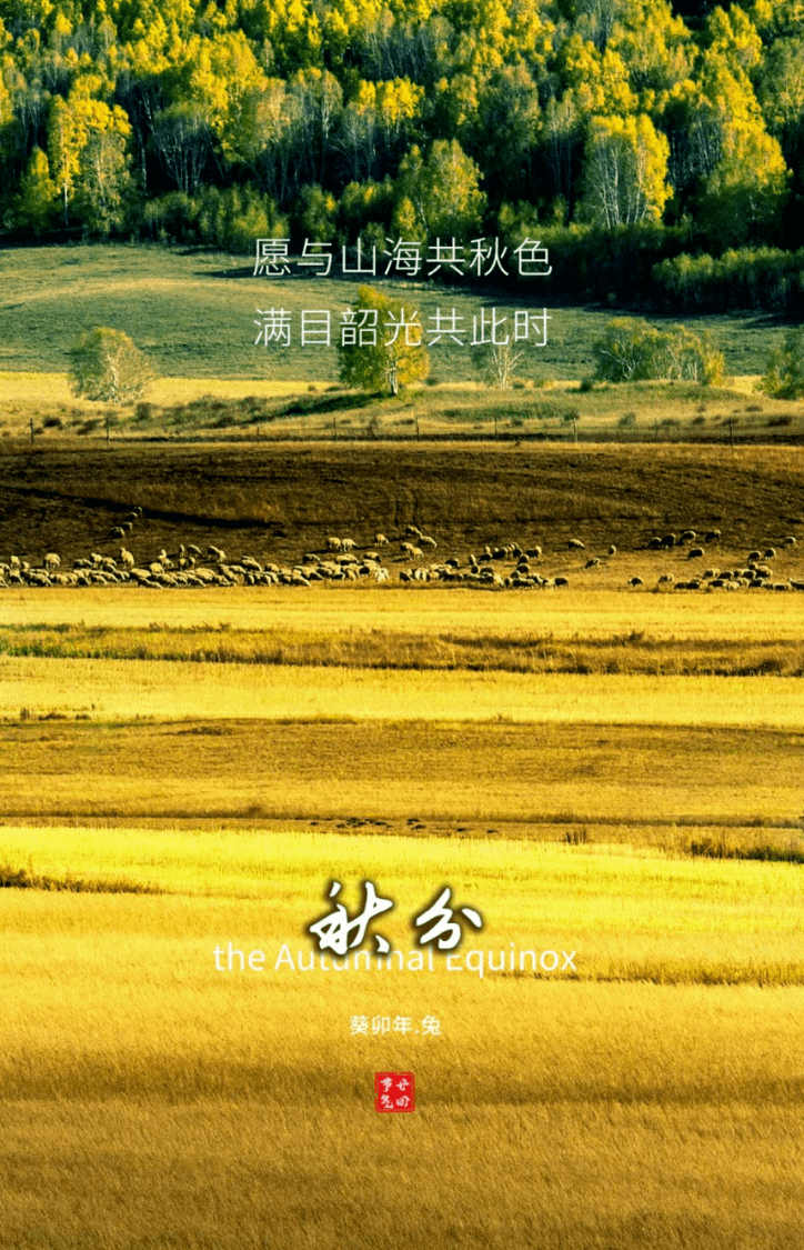 9月23日秋分文案，温柔又浪漫