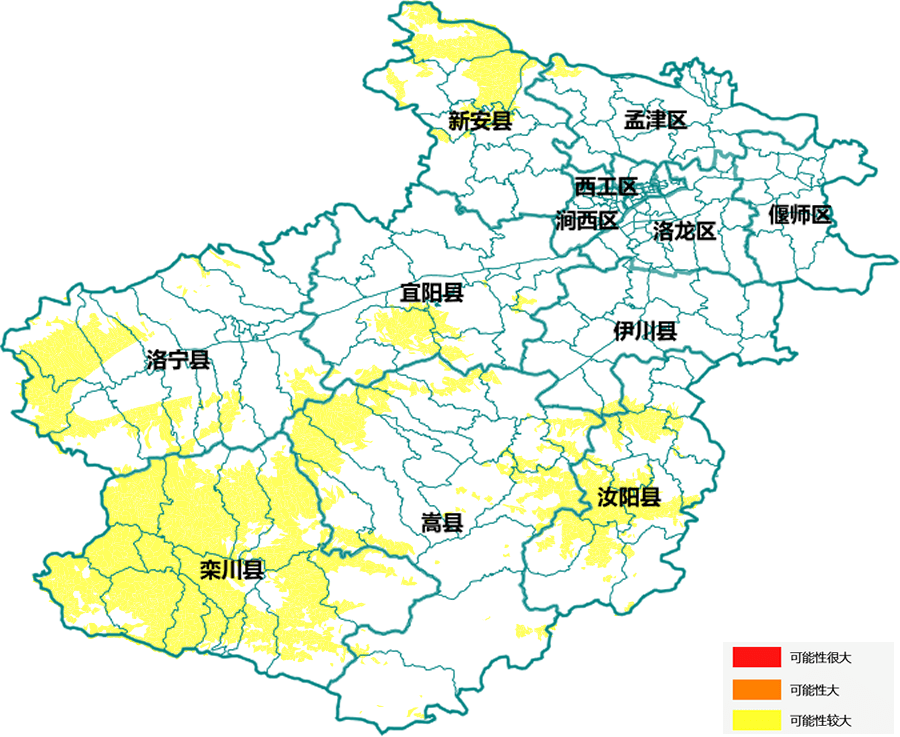 汝阳县详细地图图片
