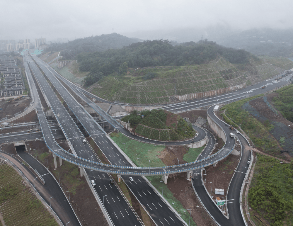 重庆快速路六纵线南延伸段预计28日通车_郭家沱_工程_南段
