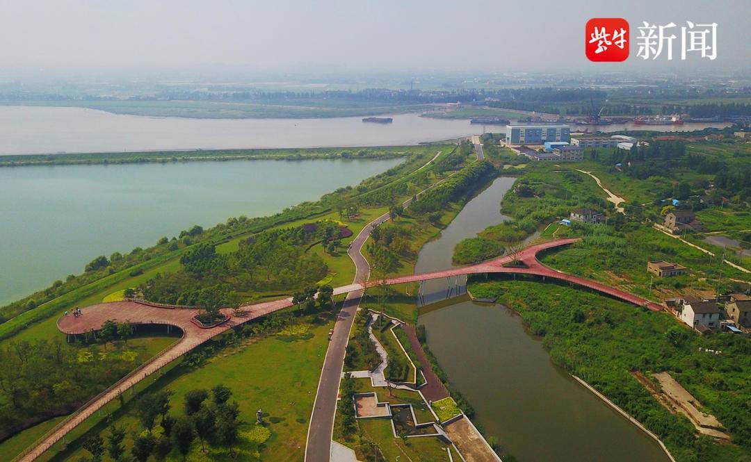 太仓浏河长江口风景区图片