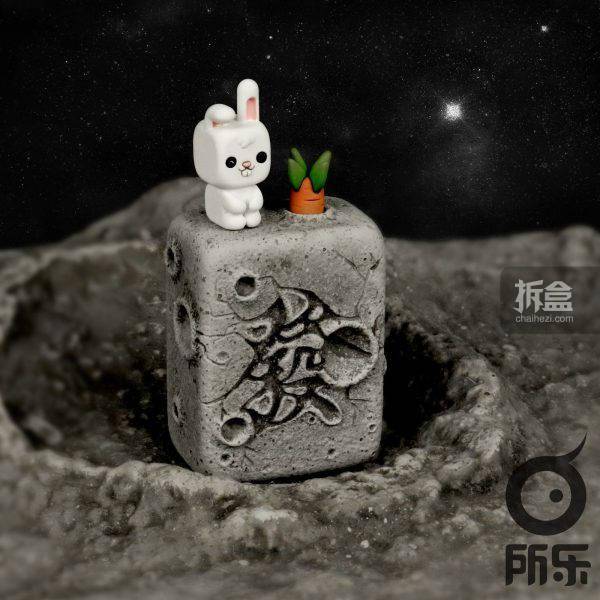 所乐工作室 too rich 月球麻将 可爱兔子潮玩手办摆件_萝卜_官方_都曾