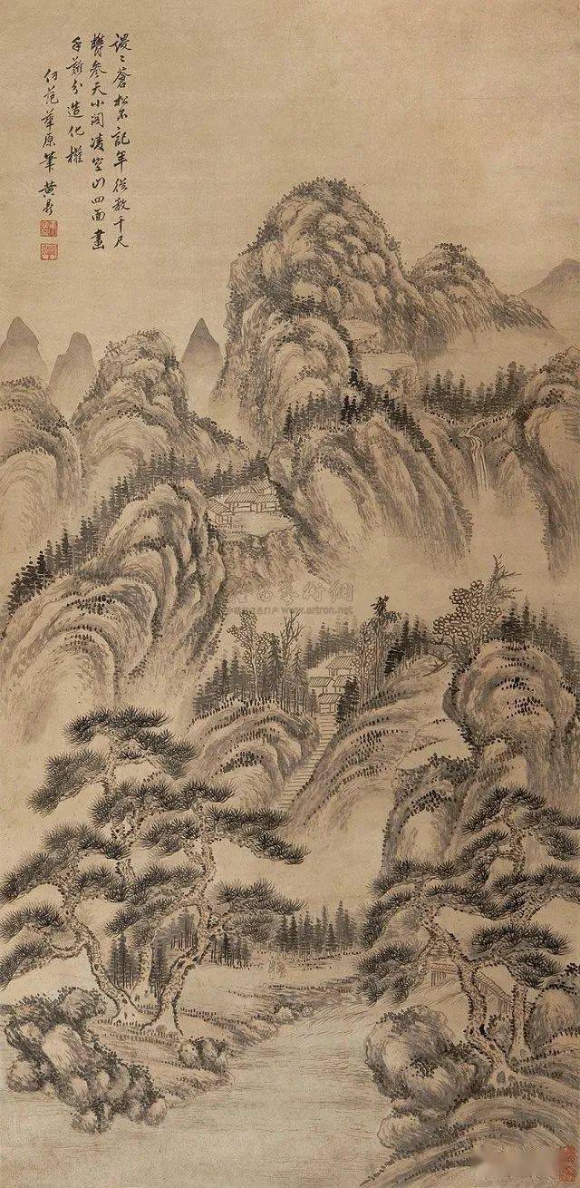 【名品视界】黄鼎 清代山水画赏_名家_艺术界_鉴定